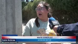 15 ENE 2026 Vecinos de calle Curicó están cansados de los cables cortados por aumento de tránsito