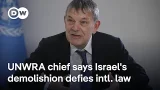 UN calls on Israel to stop demolishing UNWRA headquarters | DW News