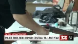 Police take roughly 3,000+ guns off Central Va. streets each year