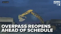 Bullfrog Road overpass in Cle Elum reopens ahead of schedule