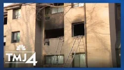Milwaukee apartment fire displaces residents, elderly woman hospitalized