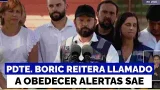 Pdte. Boric se traslada a Chillán por la emergencia y reitera el llamado a obedecer alertas SAE