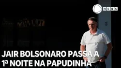 Jair Bolsonaro passa a primeira noite na Papudinha