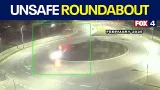 Dallas builds wall around dangerous roundabout