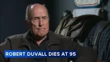 Academy Award winning actor Robert Duvall dies at 95