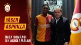? Galatasaray SK Başkanı Dursun Aydın Özbek ve Yáser Asprilla’nın imza töreni sonrası açıklamaları 