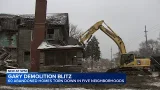 Gary demolishing dozens of 'unsafe' homes in 'Blight Blitz' Gary demolishing dozens of 'unsafe' homes in 'Blight Blitz'