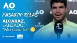 Las primeras SEMIS de ALCARAZ: "Me alegra verme en esta forma" | ENTREVISTA en #PasandoBolas