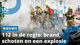 112-overzicht: branden, schietincident en explosie in de regio | Rijnmond