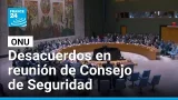 Críticas y desacuerdos en reunión de emergencia del Consejo de Seguridad de la ONU Críticas y desacuerdos en reunión de emergencia del Consejo de Seguridad de la ONU