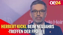 Herbert Kickl beim Neujahrstreffen der FPÖ