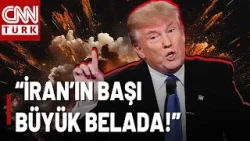 SON DAKİKA?Trump'tan Olay Açıklamalar! "İran'ın Başı Büyük Belada, Gerekirse Vururuz!"