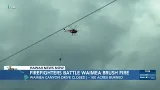 Firefighters battle brush fire on Kauai, burns 100 acres