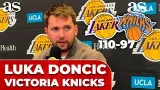 DONCIC tras la VICTORIA de los LAKERS contra los KNICKS y SEÑALA en lo que tienen que MEJORAR