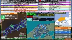 コメ無し版 島根県東部（最大震度5強 M6.2 など） 2026.01.06【BSC24】