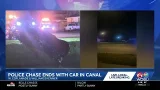 Kenner police chase ends in car crashing into canal