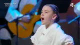 Julia Badés, primer premio en la categoría infantil de Canto Femenino del Certamen Nacional de Jota Julia Badés, primer premio en la categoría infantil de Canto Femenino del Certamen Nacional de Jota