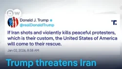 Iran protests: Trump threatens to intervene if 'Iran kills protesters' | DW News Iran protests: Trump threatens to intervene if 'Iran kills protesters' | DW News