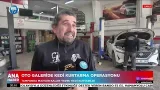 Oto galeride kedi kurtarma operasyonu! Oto galeride kedi kurtarma operasyonu!