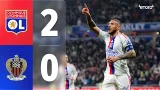 OL – OGC Nice : Les Gones s’imposent 2-0 et signent une septième victoire consécutive en championnat