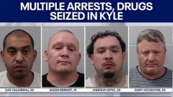 Kyle Police seize drugs, arrest 4 after multiple traffic stops over holiday weekend | FOX 7 Austin