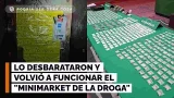 Lo desbarataron y volvió a funcionar: Los detalles de la demolición del "minimarket de la droga"