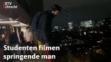 Man springt met parachute van flatgebouw | RTV Utrecht