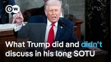 Trump says the 'State of the Union is strong' — do most Americans believe him? | DW News