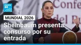 Sheinbaum presenta concurso por su boleta para el partido inaugural del Mundial 2026 en México