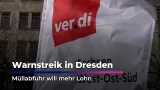 Warnstreik bei Veolia in Dresden | Sachsen Fernsehen