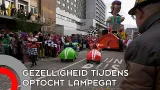Zo zag de optocht in Lampegat eruit