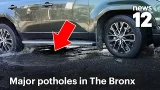 За последние три месяца в Бронксе поступило более 1000 жалоб на выбоины на дорогах.