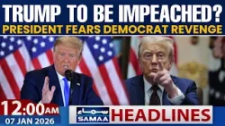 Trump Warns GOP of Impeachment | Sounds Alarm Ahead Of 2026 Midterm | 12 AM News Headlines