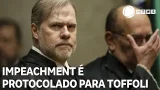 Novo protocola pedido de impeachment contra Toffoli após revelações do caso Banco Master