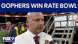 P.J. Fleck reacts after Gophers beat New Mexico in Rate Bowl, 20-17
