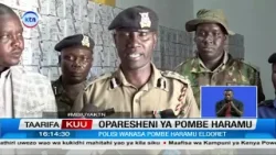 Polisi Eldoret wanasa pombe haramu