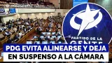 "Ni izquierda, ni derecha": PDG evita alinearse y deja en suspenso pacto administrativo en la Cámara "Ni izquierda, ni derecha": PDG evita alinearse y deja en suspenso pacto administrativo en la Cámara