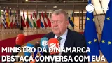 Ministro dinamarquês destaca conversa otimista com EUA Ministro dinamarquês destaca conversa otimista com EUA