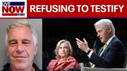 Epstein files: Lawmakers speak on Clintons refusing to testify