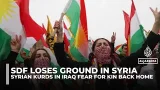 SDF losses in Syria hit close to home for Syrian Kurds living in Iraq