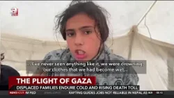 Winter storm floods Gaza camps and collapses shelters