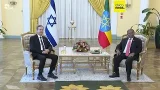 Ethiopia's President Selassie welcomes Israel's President Herzog for talks on strengthening ties