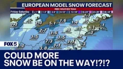 Snow forecast DC, Maryland, Virginia: More snow on the way Friday?