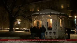 Prvi snijeg Osječanima donio i poeziju na otvorenom Prvi snijeg Osječanima donio i poeziju na otvorenom