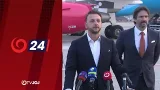 Tlačová beseda Roberta Kaliňáka a Matúša Šutaja Eštoka po príchode repatriačneho letu (3.3.2026) Tlačová beseda Roberta Kaliňáka a Matúša Šutaja Eštoka po príchode repatriačneho letu (3.3.2026)