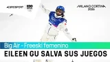 HIGHLIGHTS | Eileen Gu se saca un salto APOTEÓSICO para evitar la DEBACLE en #MilanoCortina2026