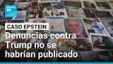 Caso Epstein: investigación señala que archivos con denuncias contra Trump no se han publicado