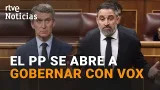El PP, abierto a GOBERNAR con VOX si SUMAN tras las ELECIONES GENERALES | RTVE Noticias