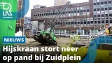 Enorme kraan omgevallen op gebouw in Rotterdam-Zuid | Rijnmond Enorme kraan omgevallen op gebouw in Rotterdam-Zuid | Rijnmond