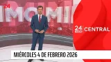 24 Horas Central - Miércoles 4 de febrero 2026